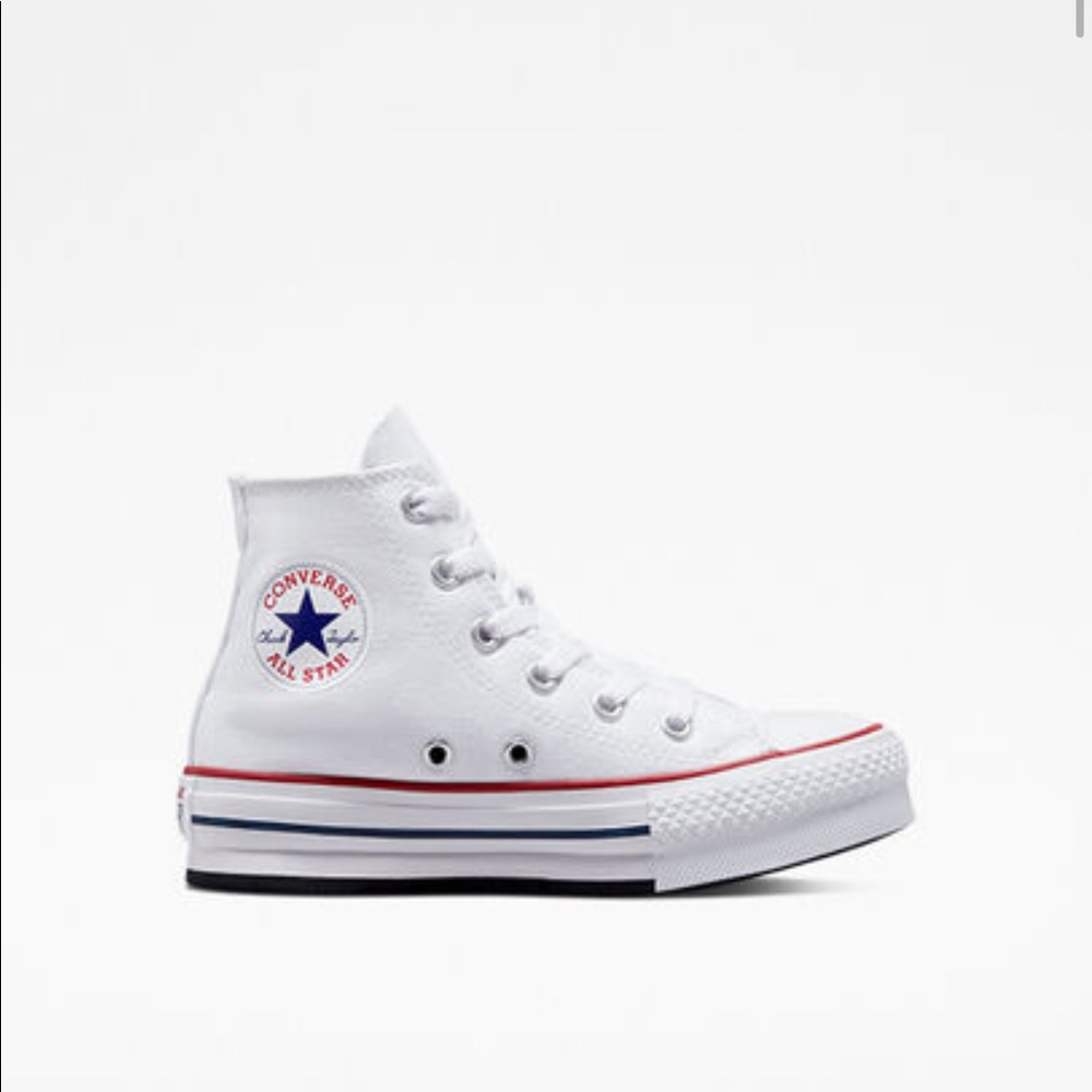 Kids Size 11 Platform Converse Hi Tops